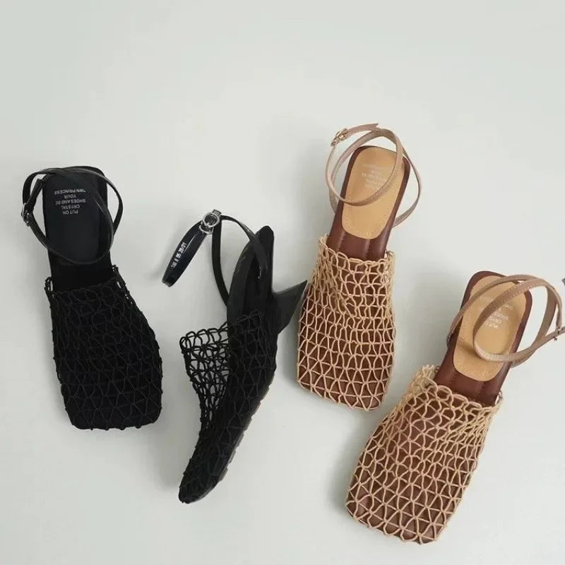 2024 Summer Luxury Designer Sandals Women's Lace
